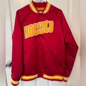Mitchell & Ness Rockets Satin Jacket